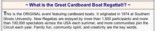 cardboard boat