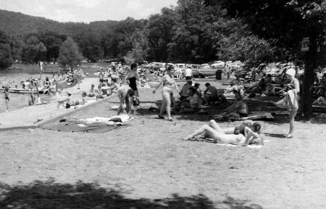 Swimming at Echo Lake Ranch