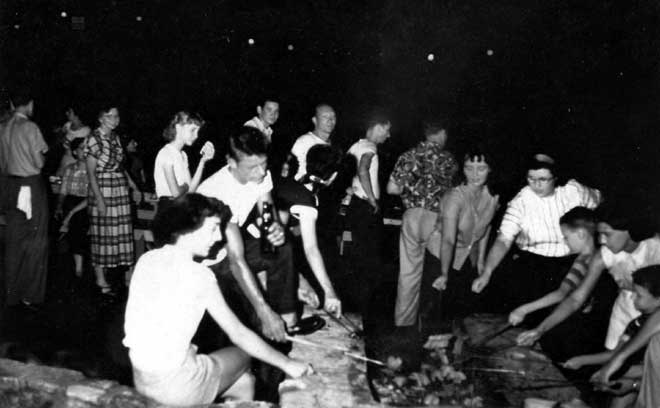 Wiener Roast in The Lodge at    Echo Lake Ranch Resort