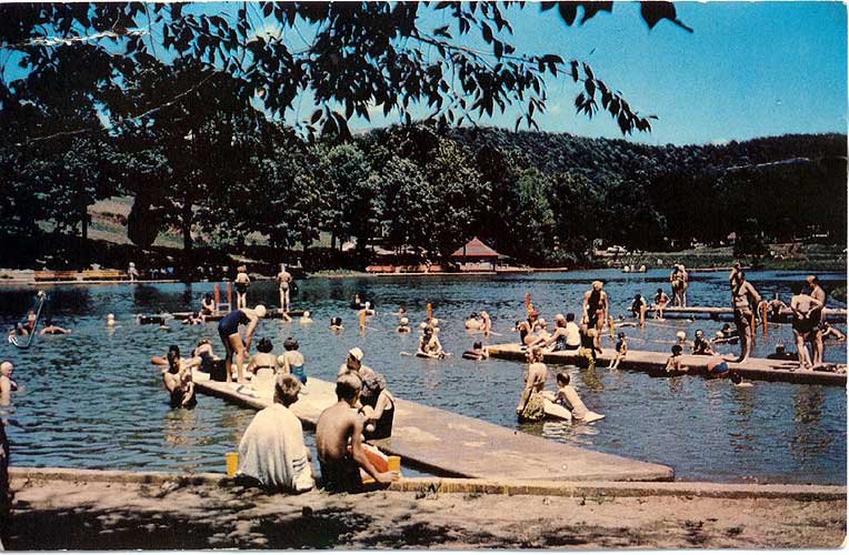 Swimming at Echo Lake Ranch